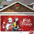 thumbnail image 1 of Jack Sally Christmas Garage Door Banner - 16 x 7 ft Nightmare Christmas Decoration for Door, Photo Party Background, 1 of 8