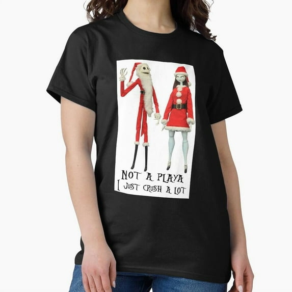 Jack & Sally - Not Playa For Your Favorite And Festive Holiday Themed Design And Fun Fun G25796 Unisex T-Shirt, Up to Size 5XL