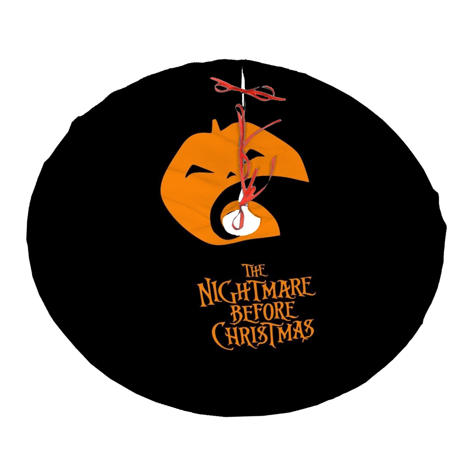 Jack Sally Skellington Skull Xmas Tree Skirt,Jack Skellington Nightmare