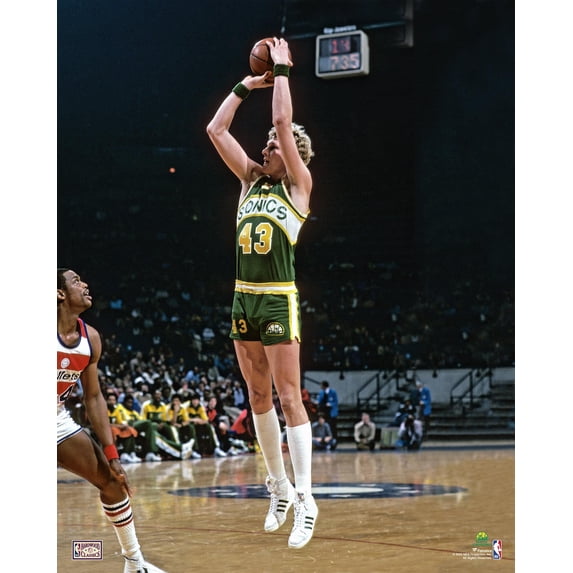 Jack Sikma Seattle Supersonics Unsigned Shooting Photograph