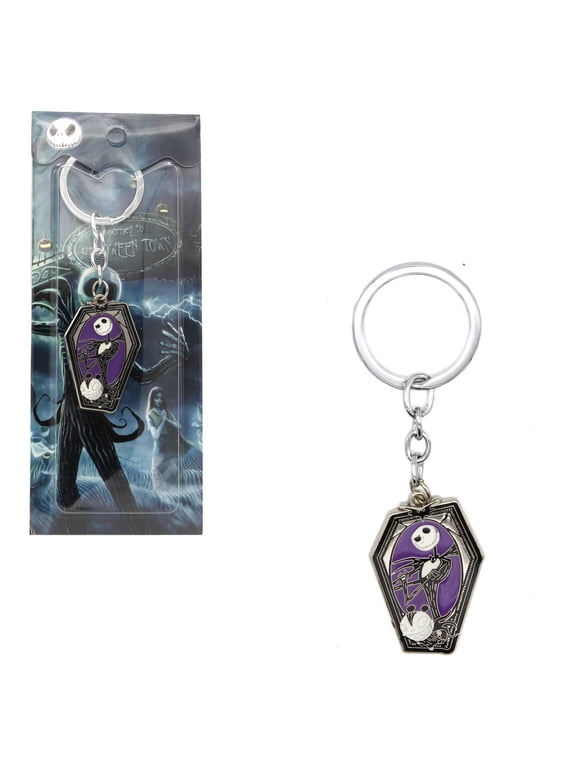 Jack Skellington Coffin - Nightmare Before Christmas 1.5" Keychain Pendant