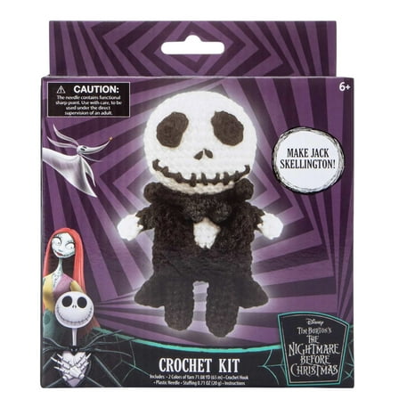 Jack Skellington Crochet Kit – Nightmare Before Christmas DIY Plush Craft