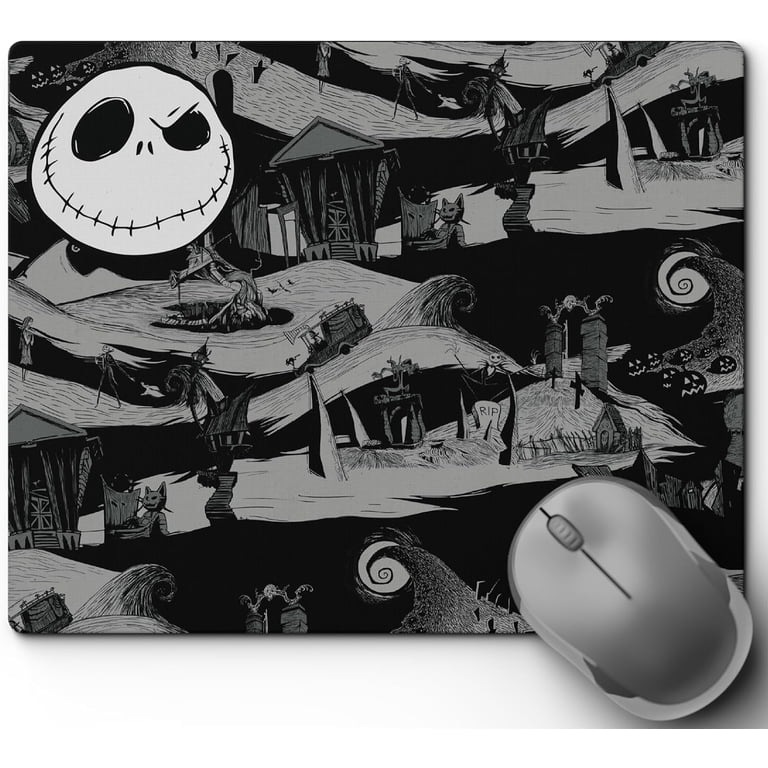 Mouse Pad Personalizzato Jack Skellington E Sally – Antiscivolo Per Ufficio E Scuola