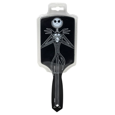 Jack Skellington Hair Brush Nightmare Before Christmas Girls Paddle Brush Black