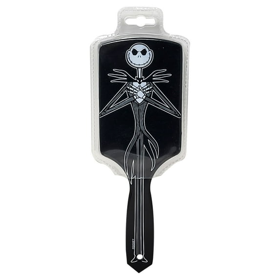 Jack Skellington Hair Brush Nightmare Before Christmas Girls Paddle Brush Black