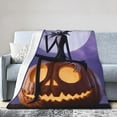 thumbnail image 1 of Jack Skellington Jack and Sally Blanket, Ultra Soft Blanket, Suitable for Beds, Sofas, and Travel, 1 of 8