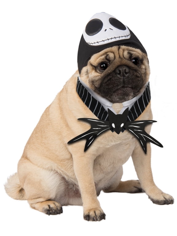 Disney The Nightmare Before Christmas Jack Skellington Pet Accessory Set for Dogs or Cats by Rubies, Medium/Large