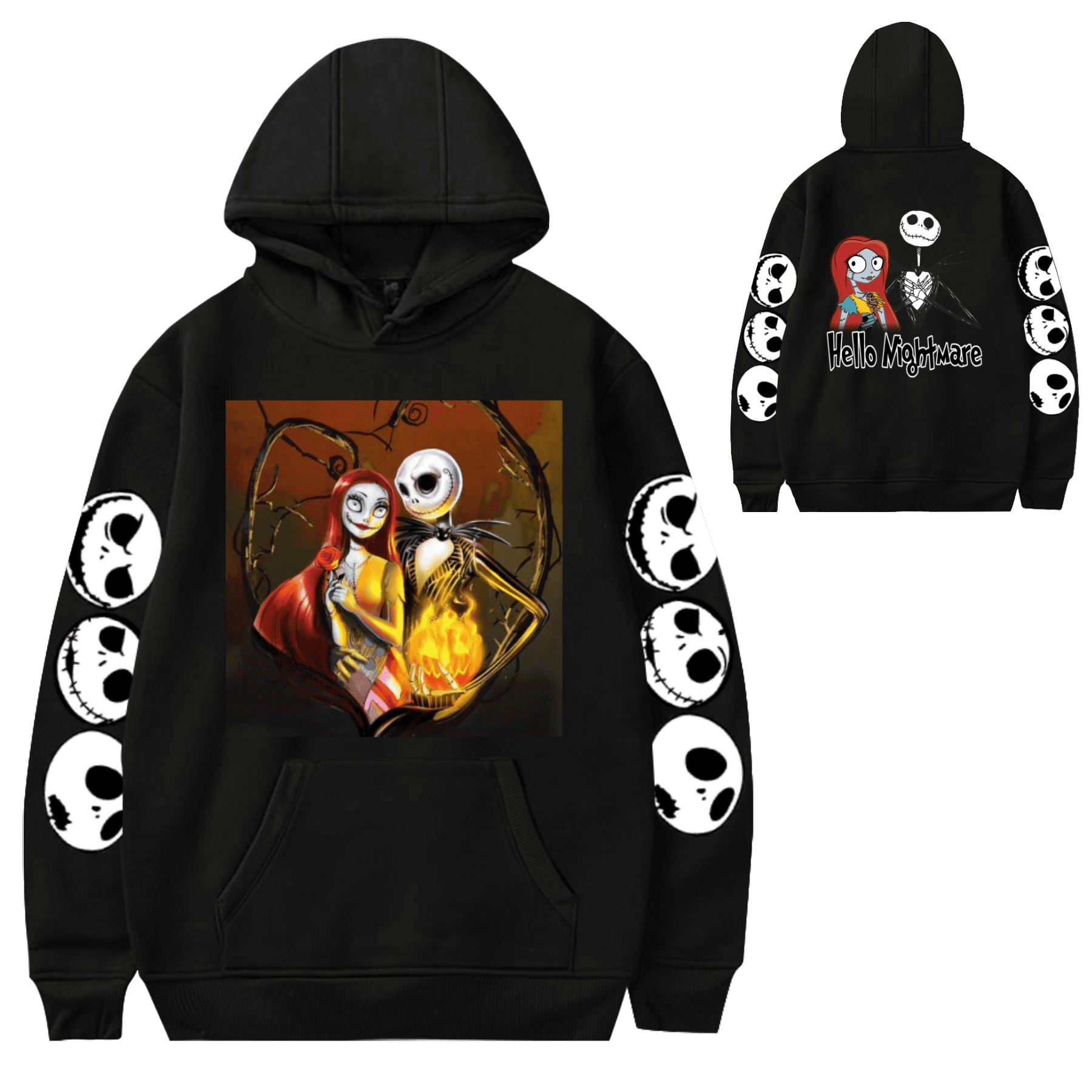 Nightmare before christmas women's hoodie hotsell