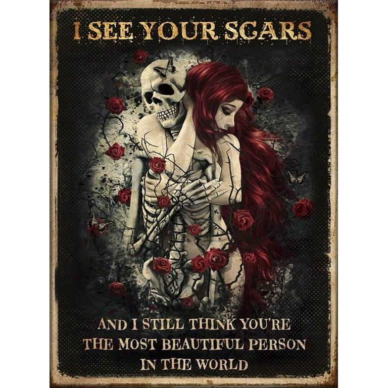 Jack Skellington and Sally I See Your Scars Encouraging