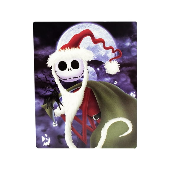 Jack Skellington Spooky Christmas 46" x 60'' Warm Soft Super Throw