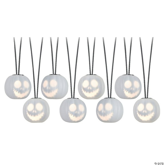 Morris Costumes SS229564G 98 in. Jack Skellington Emote Glow White Light String Musical with Vocals Halloween Decoration