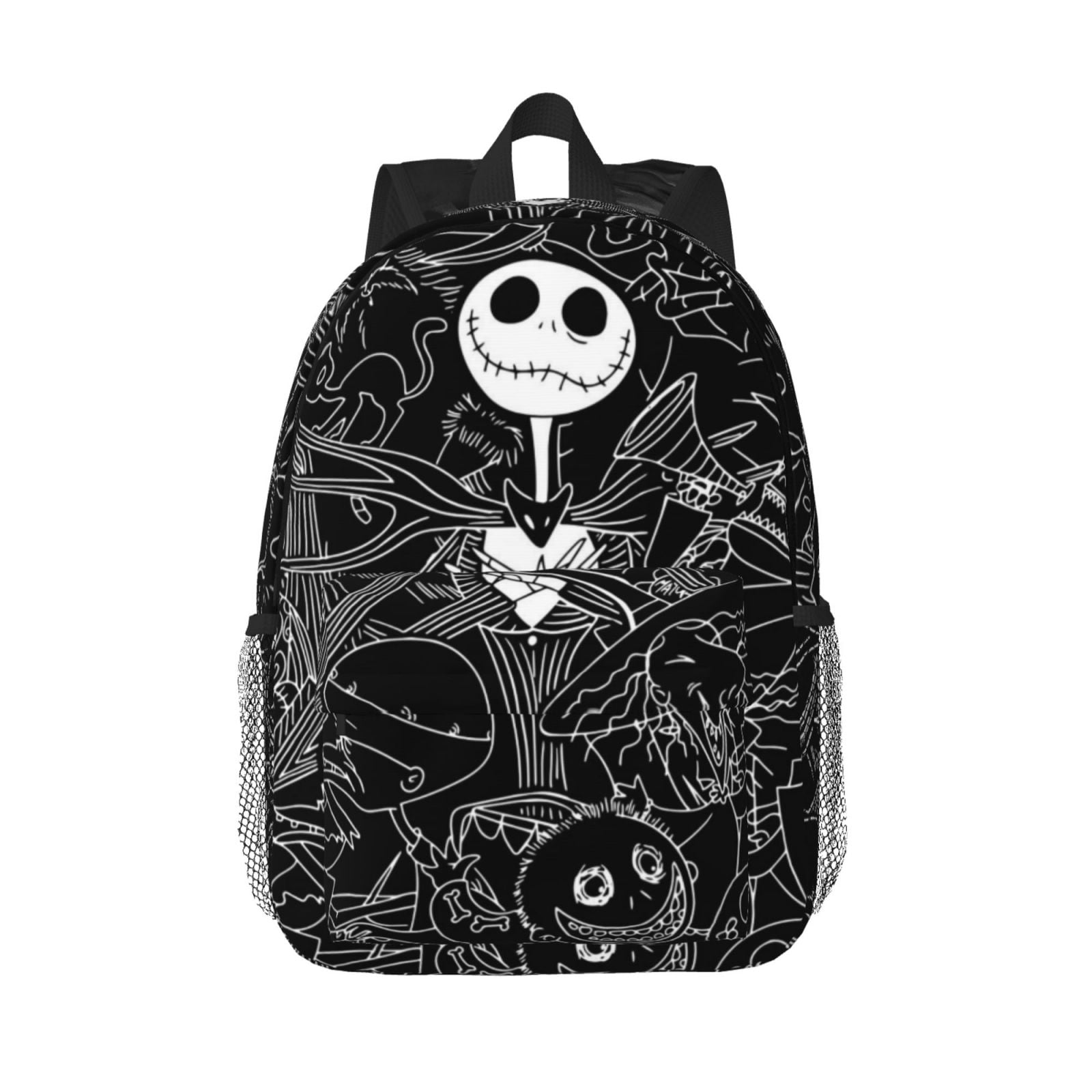 AOIVKUT Jack Skellington The Nightmare Before Christmas Backpack Unisex Daypack Laptop Bag Schoolbag Bookbags Satchel Travel Bags