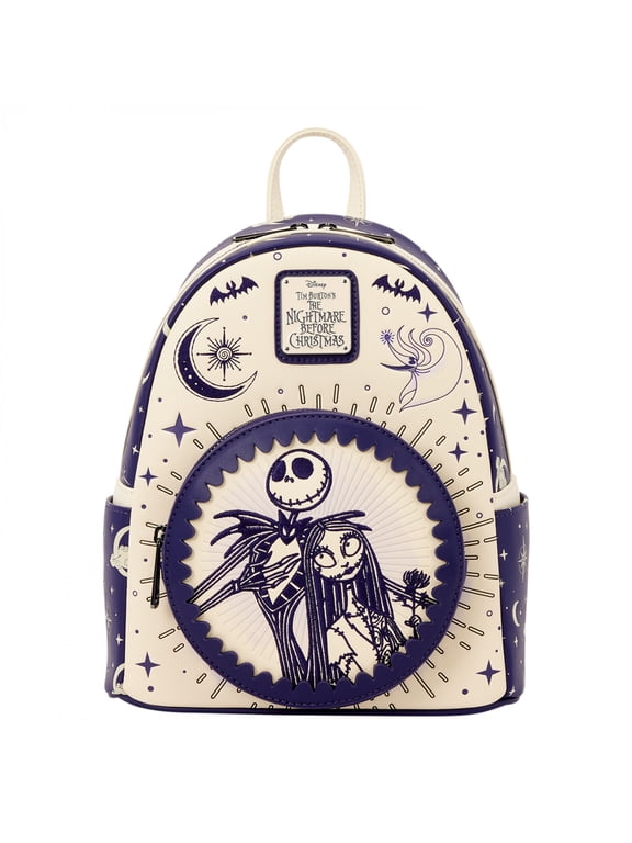 Nightmare Before Christmas Jack and Sally Night Sky Mini-Backpack Loungefly
