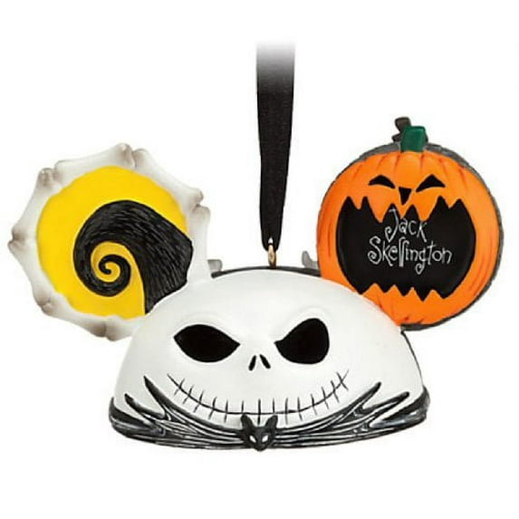 Disney Park Ear Hat Ornament Jack Skellington Zero Nightmare Before Christmas