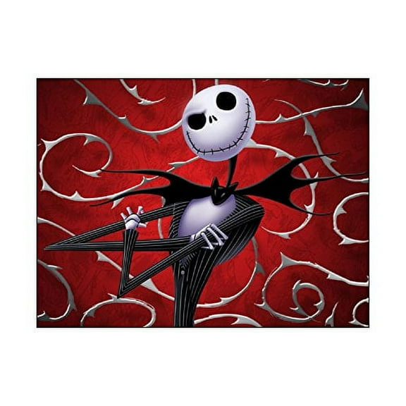 Jack Skellington the Nightmare Before Christmas Edible Cake Topper Image