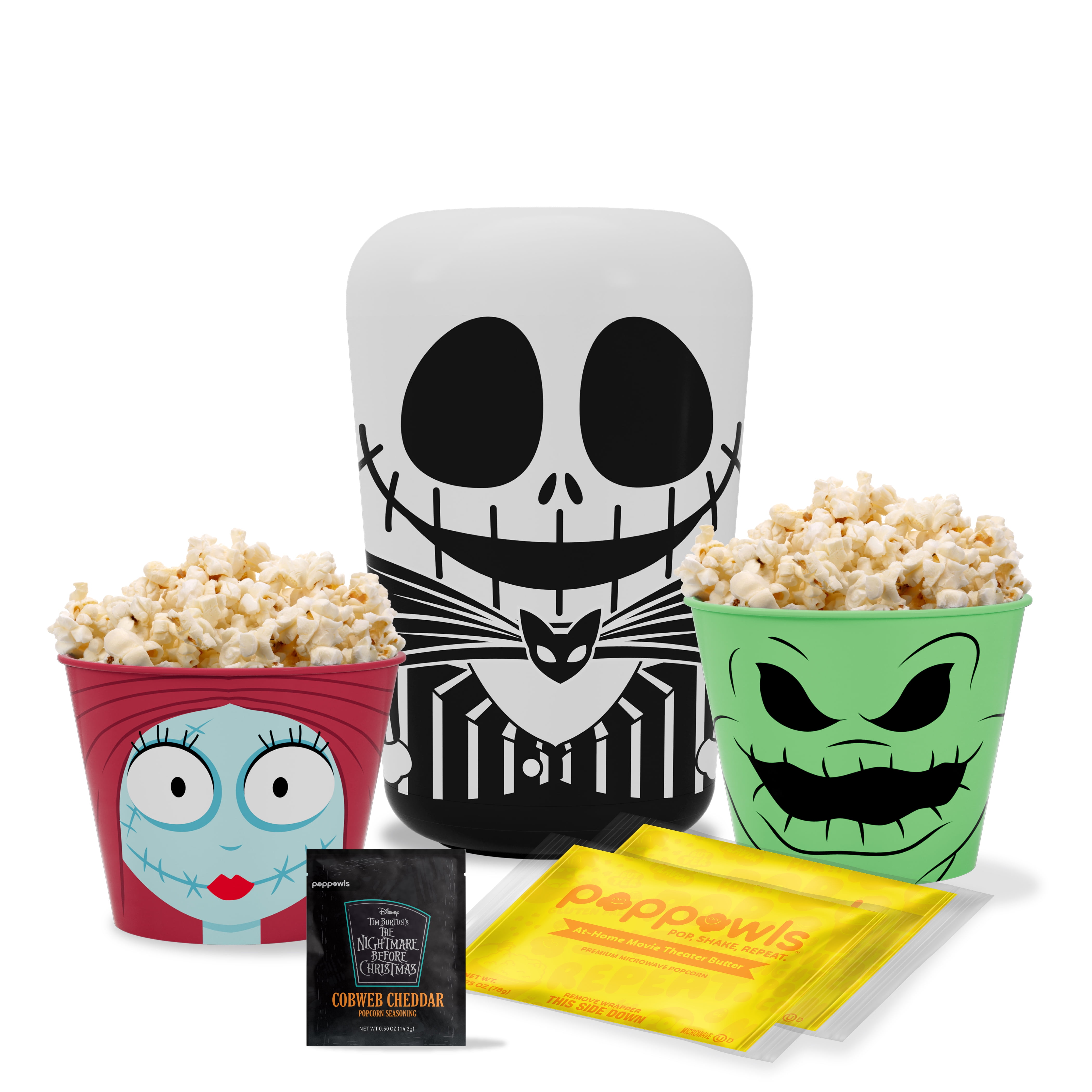 Jack Skellington Poppowls Kit for All-Ages Movie Night - Novelty