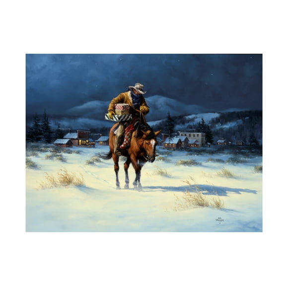 Jack Sorenson 'Bringing Christmas Home' Canvas Art