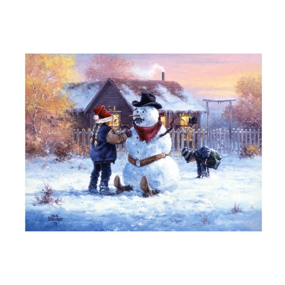 Jack Sorenson 'Gonna Be in Trouble' Canvas Art