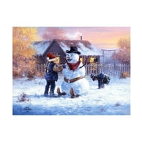 Jack Sorenson 'Gonna Be in Trouble' Canvas Art