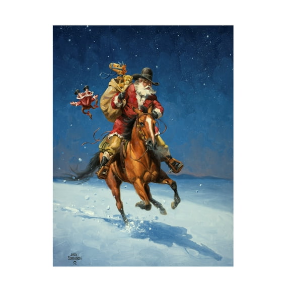Jack Sorenson 'Midnight Rider' Canvas Art