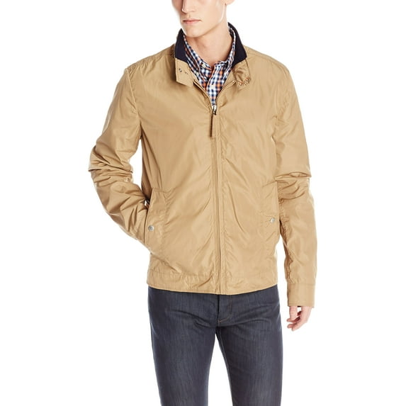 Jack Spade Men's Peyton Shell Jacket (Khaki, Large)