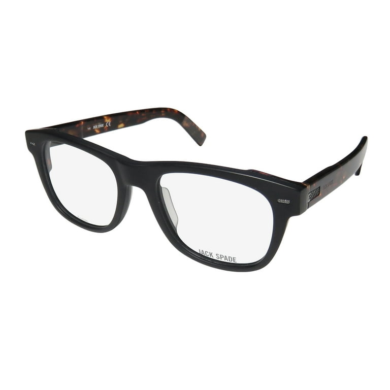 NEW JACK SPADE TRUNER MENS/WOMENS DESIGNER FULL-RIM MATTE BLACK - Main Image