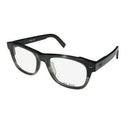 NEW JACK SPADE TRUNER MENS/WOMENS DESIGNER FULL-RIM STRIPED GRAY CLASSIC DESIGN AFFORDABLE DISTINCT FRAME DEMO LENSES 51-19-145 EYEGLASSES/EYE GLASSES
