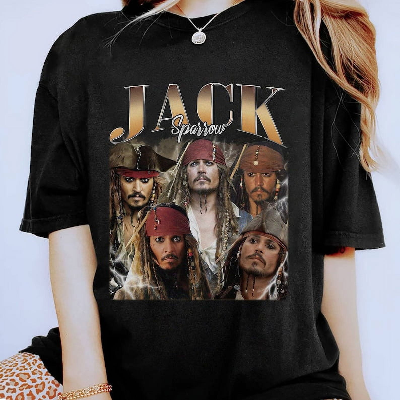 Pirates of The Caribbean ジャック スパロウ Tシャツ★ Jack Sparrow Shirt | Vintage Jack Sparrow Shirt | Captain