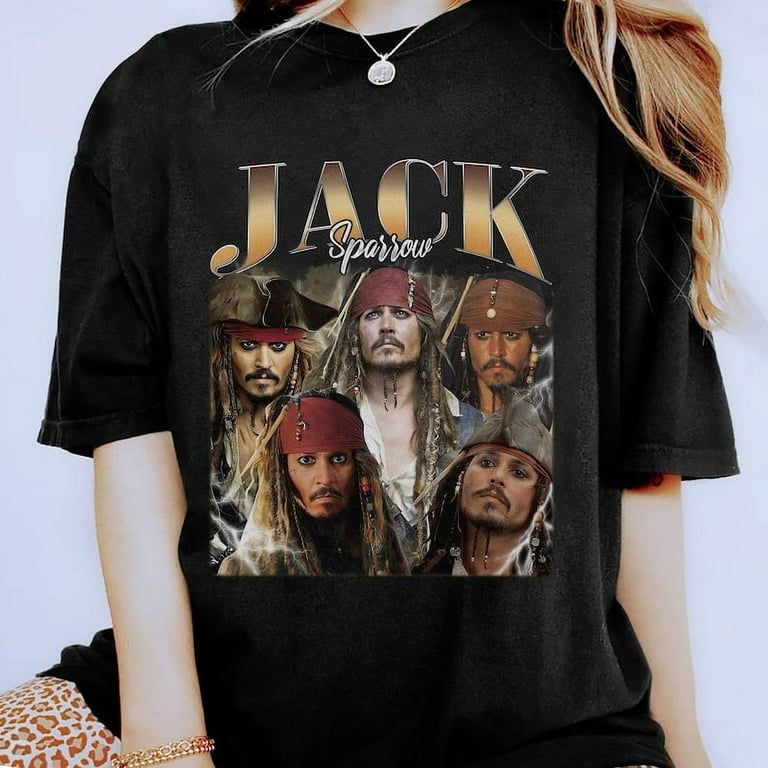 Jack Sparrow Shirt | Vintage Jack Sparrow Shirt | Captain Jack