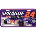 thumbnail image 1 of Jack Sprague #24 Craftsman Truck Plastic License Plate, 1 of 1