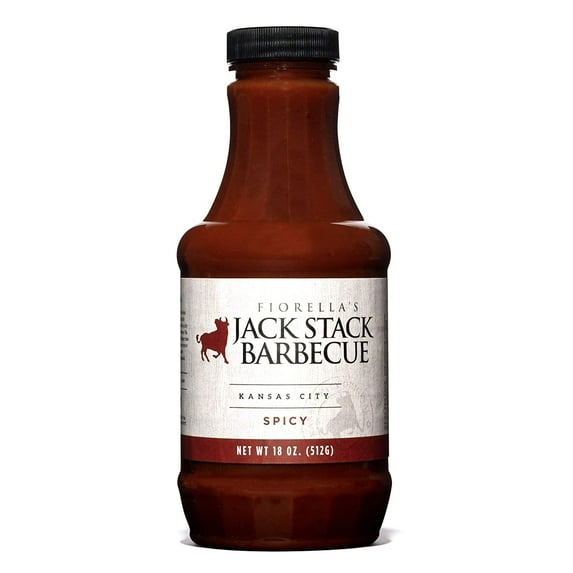 Jack Stack Barbecue Spicy Sauce - Kansas City BBQ Sauce - Spicy Smoked KC BBQ Sauce