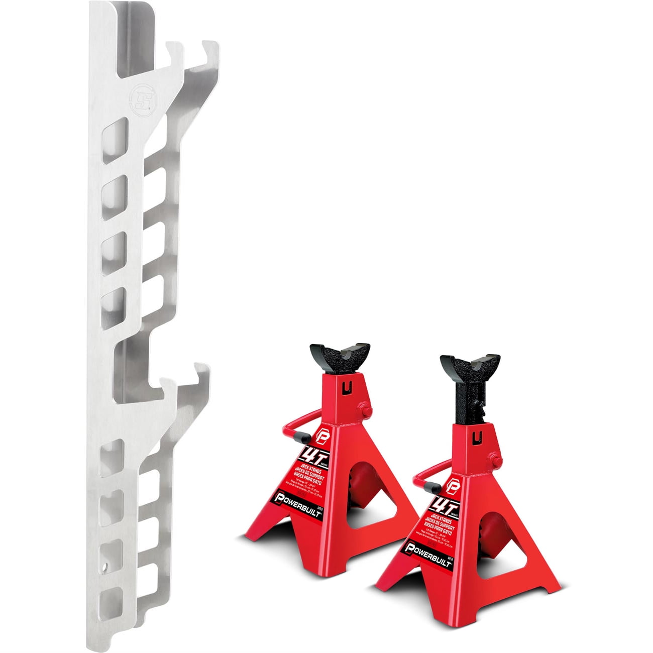 Jackable Rack Jack Stand Storage Rack Wall Mount and 4-Ton Jackstands - Walmart.com
