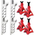 thumbnail image 1 of Jack Stand Storage Rack Wall Mounts and 6-Ton Jack Stands Kit, 1 of 5