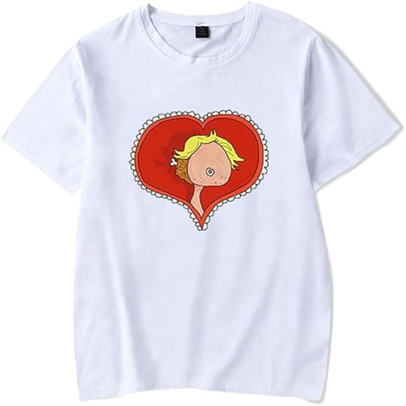 Jack Stauber Hamantha T-shirt Retro Fun Print Short Sleeves Men And Women Fashion Street Wear