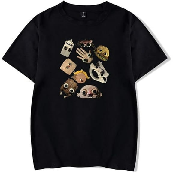 Jack Stauber Merch T-shirt Cute Print Casual Short Sleeves Men And Women Harajuku Clothing
