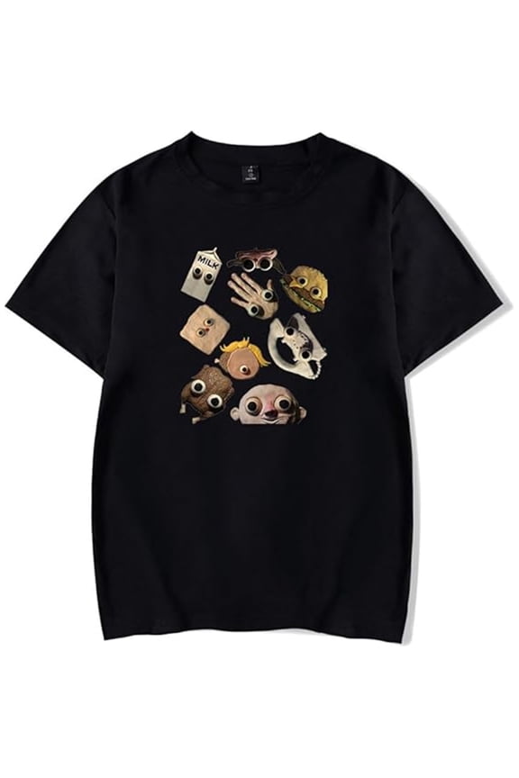 Jack Stauber Merch T-shirt Cute Print Casual Short Sleeves Men And Women Harajuku Clothing