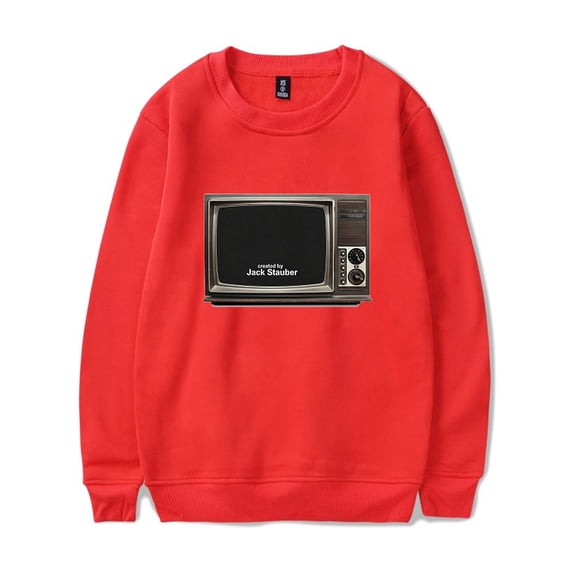 Jack Stauber Retro TV Crewneck Sweatshirt Unisex Long Sleeve Pullover Clothes