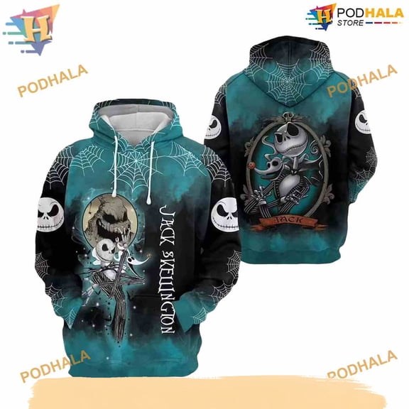 Jack The Nightmare Halloween Before Christmas 3D Hoodie
