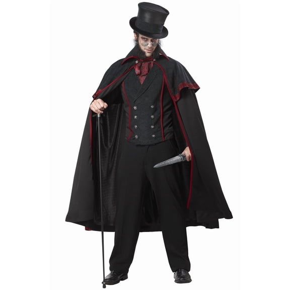 Victorian London Murderer Jack The Ripper Men's Costume Medium 40-42