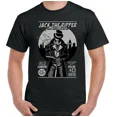thumbnail image 1 of Jack The Ripper Comic Book Style Mystery Graphic Cotton Casual Unisex T-Shirt, up to size 5XL, 1 of 2