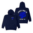 thumbnail image 1 of Jack White Merch Hoodie Blue Tiger Logo Hoodies Sweatshirt For Women Men Long Sleeve Pullover, 1 of 2