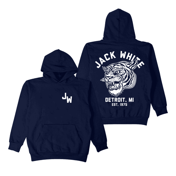 Jack White Merch Hoodie No Name White Tiger Hoodies Sweatshirt Women Men Long Sleeve Pullovers