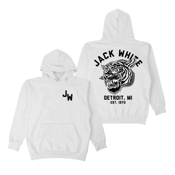 Jack White Merch Hoodie No Name White Tiger Hoodies Sweatshirt Women Men Long Sleeve Pullovers