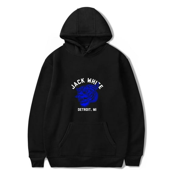 Jack White Merch Hoodie Tiger Logo Hoodies Sweatshirt Unisex Long Sleeve Pullover