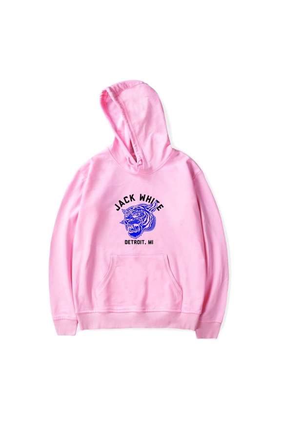 Jack White Merch Hoodie Tiger Logo Hoodies Sweatshirt Unisex Long Sleeve Pullover