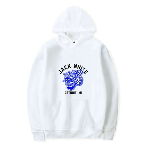 Jack White Merch Hoodie Tiger Logo Hoodies Sweatshirt Unisex Long Sleeve Pullover