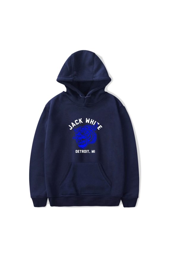 Jack White Merch Hoodie Tiger Logo Hoodies Sweatshirt Unisex Long Sleeve Pullover