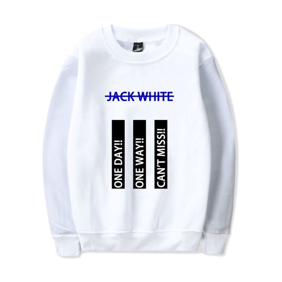 Jack White Merch Sweatshirt No Name Album Printed Hoodies Crewneck Men Women Music Long Sleeve
