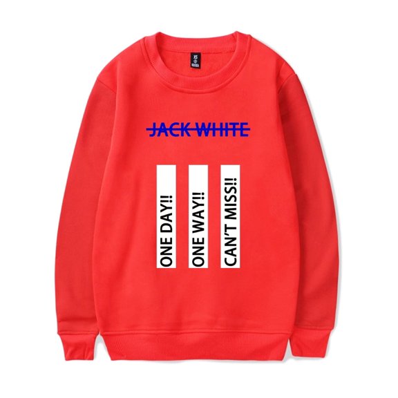 Jack White Merch Sweatshirt No Name Album Printed Hoodies Crewneck Men Women Music Long Sleeve
