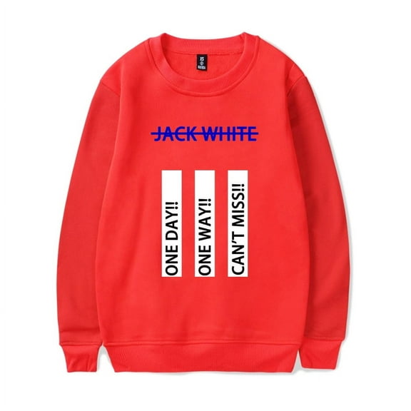 Jack White Merch Sweatshirt No Name Album Printed Hoodies Crewneck Men Women Music Long Sleeve